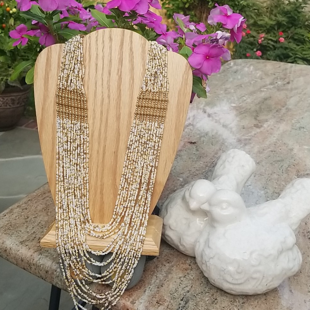 Long multi strand fashion statement - Picture 1 of 3